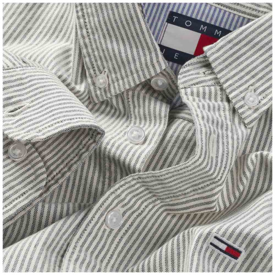 Tommy Hilfiger Ανδρικό πουκάμισο Slim Stripe Oxford Shirt